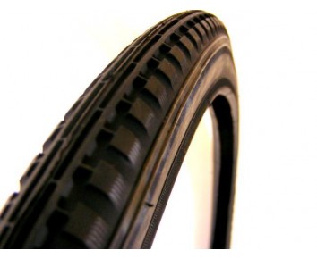 24 x 1 3/8 37-540 Black Tyre Vintage